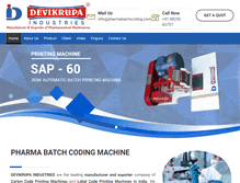 Tablet Screenshot of pharmabatchcoding.com